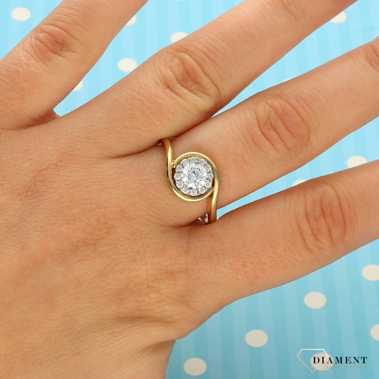 Złoty pierścionek 585 Szczere wyznanie PI 1191 585 (2).jpg